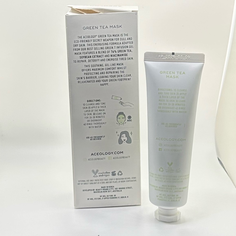 Aceology Green Tea Mask - Picture 2 of 4
